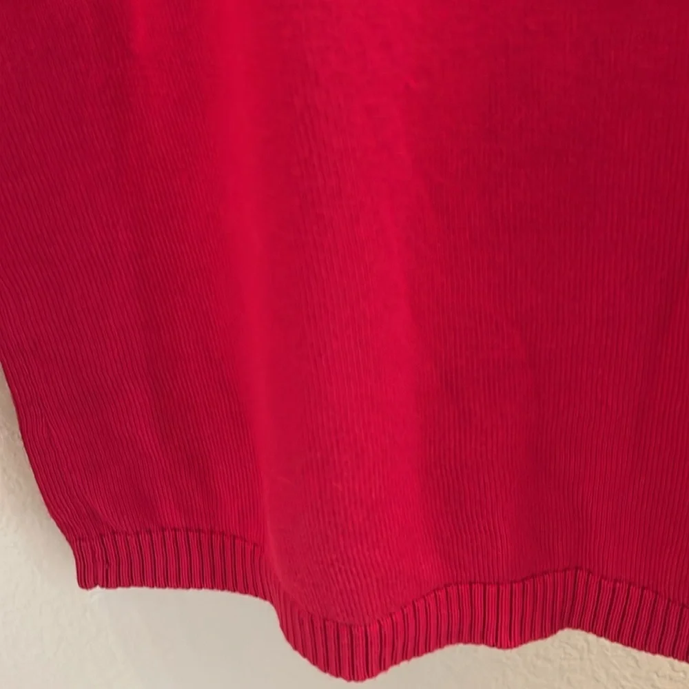 Calvin Klein Gold Stud Embellished Sweater in Red - Picture 9 of 14